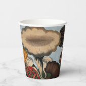 Gobelets en papier champignons botaniques (Recto)