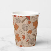 Gobelets En Papier Champignons d'automne (Droite)