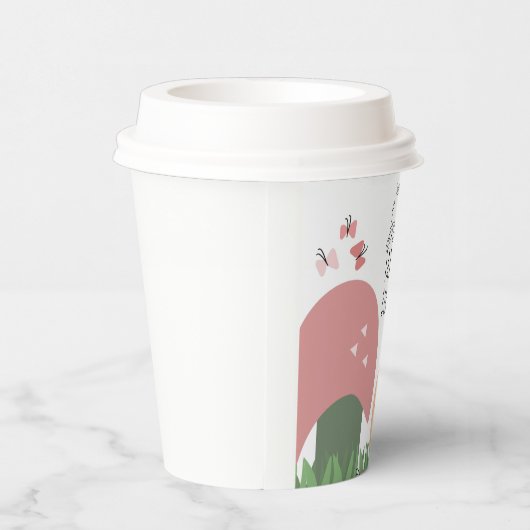 Gobelets En Papier Champignons du jardin de fées Ladybugs Papillons (Droite)