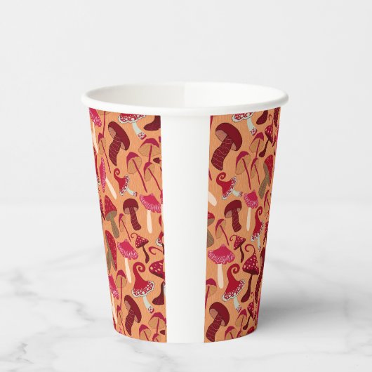 Gobelets En Papier Champignons mignons (Gauche)