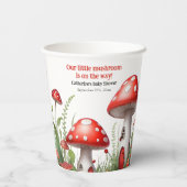 Gobelets En Papier Champignons rouges Baby shower des bois (Verso)