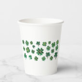 Gobelets En Papier Chance Clover St. Patricks Day (Recto)