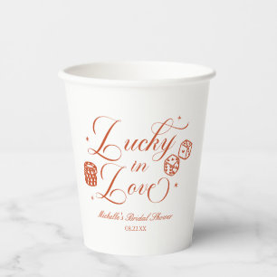 Gobelets En Papier Chanceux en amour jeu de cartes casino enterrement