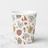 Gobelets En Papier Chandails de Noël et Motif Casquette (Droite)