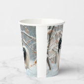 Gobelets En Papier Chanson Japonaise Laisser Neige Noël (Gauche)