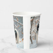 Gobelets En Papier Chanson Japonaise Laisser Neige Noël (Droite)