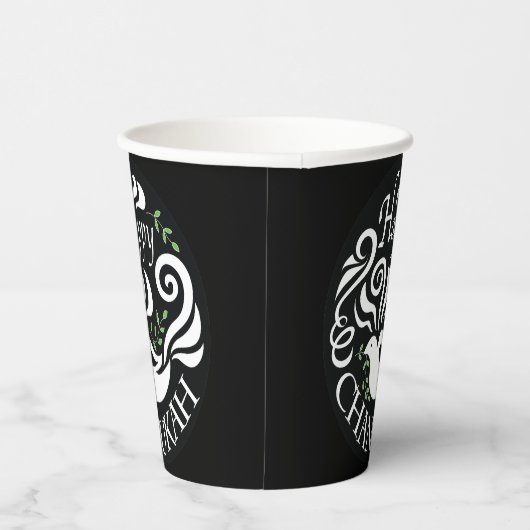 Gobelets En Papier Chanukah Dove 8 oz. (Droite)