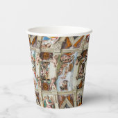 Gobelets En Papier Chapelle Sixtine Michelangelo - Vatican, Rome, Ita (Verso)
