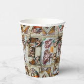 Gobelets En Papier Chapelle Sixtine Michelangelo - Vatican, Rome, Ita (Droite)