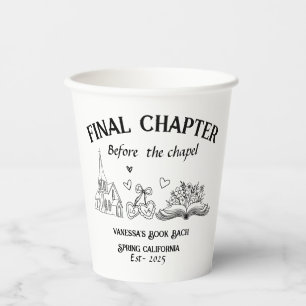 Gobelets En Papier Chapitre final Avant la Chapelle Livre Bachelorett