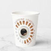 Gobelets En Papier Chargement de caféine (Recto)