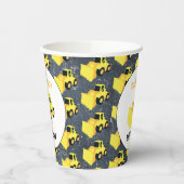 Gobelets En Papier Chargeur frontal Construction Camion Anniversaire (Gauche)