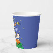 Gobelets En Papier Charlie Brown et le Baby shower Citrouille de Gang (Verso)