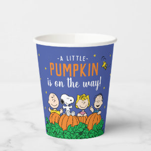Gobelets En Papier Charlie Brown et le Baby shower Citrouille de Gang