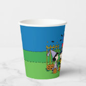 Gobelets En Papier Charlie Brown et le parti Gang Halloween (Recto)