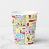 Gobelets En Papier Charlie Brown, Snoopy & Sally | Crème glacée (Recto)