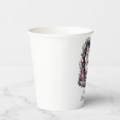 Gobelets En Papier Charming Happy Wolf Baby shower (Droite)