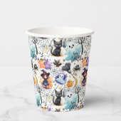 Gobelets En Papier Charming Tasses de papier Halloween (Recto)