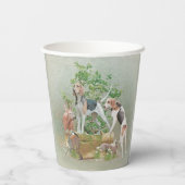 Gobelets En Papier Chasse aux chiens (Verso)