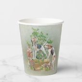 Gobelets En Papier Chasse aux chiens (Recto)