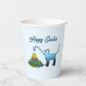 Gobelets En Papier Chasse aux oeufs de Pâques (Verso)