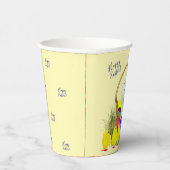 Gobelets En Papier Chasse aux oeufs de Pâques Poussins lapins (Droite)