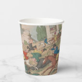 Gobelets En Papier Chasse - Coupes de papier (Verso)