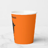 Gobelets En Papier Chat à sorcière noire mignonne (Gauche)