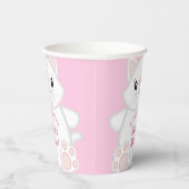 Gobelets En Papier Chat Baby shower Kitty Rose (Droite)