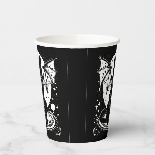 Gobelets En Papier Chat Chat Cosmique Chat Chat I (Gauche)