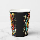 Gobelets En Papier Chat dans la tasse de papier spatial ! (Gauche)