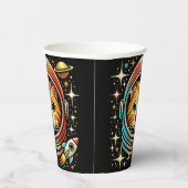 Gobelets En Papier Chat dans la tasse de papier spatial ! (Droite)