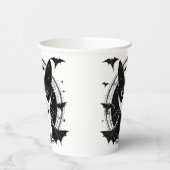 Gobelets En Papier Chat et chauves-souris I (Gauche)