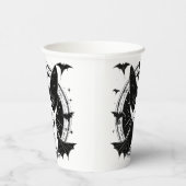 Gobelets En Papier Chat et chauves-souris I (Droite)