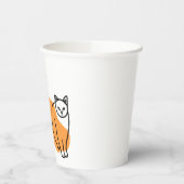 Gobelets En Papier Chat et le plante (Gauche)