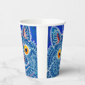Gobelets En Papier Chat gothique bleu (Gauche)