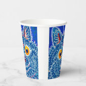 Gobelets En Papier Chat gothique bleu (Droite)
