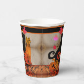 Gobelets En Papier Chat Halloween Kitty (Droite)