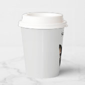 Gobelets En Papier Chat Kitty blanc gris noir (Droite)