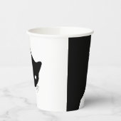 Gobelets En Papier Chat noir (Gauche)