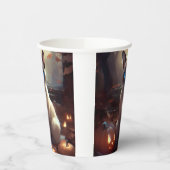 Gobelets En Papier Chat Siamais Halloween Avec Peur Citrouille (Gauche)