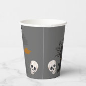 Gobelets En Papier Château de Dracula Halloween Éffrayant (Droite)