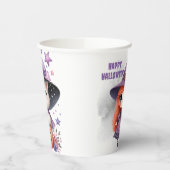 Gobelets En Papier Château des sorcières d'Halloween (Gauche)