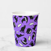 Gobelets En Papier Chats, Cristaux et Cauldrons Coupe en papier (Gauche)