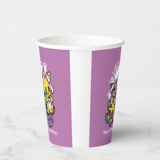 Gobelets En Papier Chats déplaisants Halloween Art : Paw-sitly Fright (Droite)