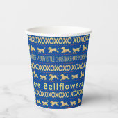 Gobelets En Papier Chats et chiens en fourrure de Noël (Recto)