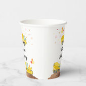 Gobelets En Papier Chaudron de camion de construction garçon Annivers (Droite)