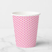 Gobelets En Papier Chauffage rose Motifs Saint-Valentin 2024 mignonne (Recto)