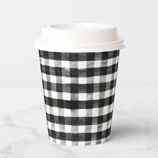 Gobelets En Papier Chaussée et emballages de contrôle de bison rouge  (Verso)