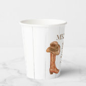 Gobelets En Papier Chaussures de campagne rustiques Mariage sur mesur (Droite)